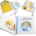 BIBLIA W PUDEŁKU Pamiątka Pierwszej Komunii Świętej PREZENT NA KOMUNIĘ 48 stron