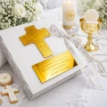 BIBLIA W PUDEŁKU Pamiątka Pierwszej Komunii Świętej PREZENT NA KOMUNIĘ 48 stron