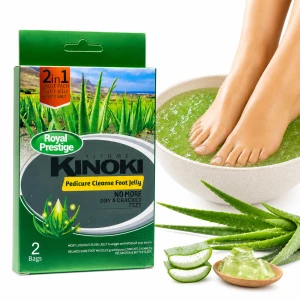 Aloes Żelowa Kąpiel do Stóp SPA KINOKI Pedicure Cleanse Foot Jelly 2w1