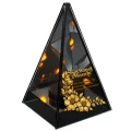 Znicz Lustrzany Lampion Solarny 3D Nadruk UV na Dzień Matki Elegancki