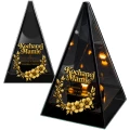 Znicz Lustrzany Lampion Solarny 3D Nadruk UV na Dzień Matki Elegancki