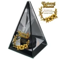 Znicz Lustrzany Lampion Solarny 3D Nadruk UV na Dzień Matki Elegancki