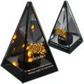Znicz na Dzień TATY OJCA Lustrzany Lampion Solarny 3D Nadruk UV Elegancki