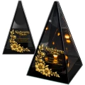 Znicz na Dzień TATY OJCA Lustrzany Lampion Solarny 3D Nadruk UV Elegancki