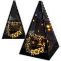 Znicz na Dzień TATY OJCA Lustrzany Lampion Solarny 3D Nadruk UV Elegancki