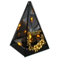Znicz na Dzień TATY OJCA Lustrzany Lampion Solarny 3D Nadruk UV Elegancki