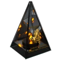 Znicz na Dzień TATY OJCA Lustrzany Lampion Solarny 3D Nadruk UV Elegancki