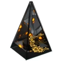 Znicz Lustrzany Lampion Solarny 3D Nadruk UV Dla Babci Elegancki