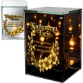 Znicz na Dzień TATY OJCA Lampion Solarny Lustrzany Nadruk UV Elegancki 3D