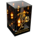 Znicz na Dzień TATY OJCA Lampion Solarny Lustrzany Nadruk UV Elegancki 3D