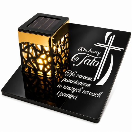 znicz dzień taty  GRA-015-TATA dla ojca tatusia solarny ledowy lampka na grób(4).png