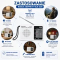 RADIO PRZENOŚNE KUCHENNE DZIAŁKOWE FM AM KIESZONKOWE MAŁE