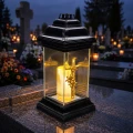 ZNICZ SZKLANY KAPLICZKA LED NA GRÓB DLA MAMY BABCI DZIADKA SIOSTRY BRATA