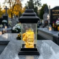 ZNICZ SZKLANY KAPLICZKA LED NA GRÓB DLA MAMY BABCI DZIADKA SIOSTRY BRATA
