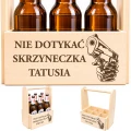 PREZENT DLA TATY NA DZIEŃ OJCA NOSIDŁO NA PIWO SKRZYNKA DREWNIANA TATA