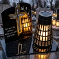 WIECZNY ZNICZ SOLARNY LED NA GRÓB MAMY TATY  MĘŻA ŻONY  BRATA  SIOSTRY