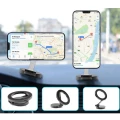 Uchwyt Samochodowy Magnetyczny na Telefon Mocny  Metalowy Czarny