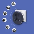 Adapter podróżny do hotelu, pracy, domu przejściówka EU 16A 250V