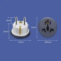 Adapter podróżny do hotelu, pracy, domu przejściówka EU 16A 250V