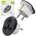 Adapter podróżny do hotelu, pracy, domu przejściówka EU 16A 250V