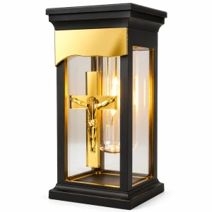 ZNICZ SOLARNY LED LAMPION LAMPA NA GRÓB STATUETKA NA CMENTARZ