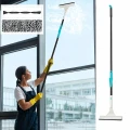 Ściągaczka myjka do okien szyb mikrofibra regulacja długa 160cm 2w1
