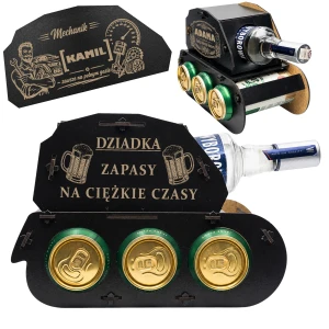 PREZENT CZOŁG OPAKOWANIE NA PIWO WÓDKĘ na urodziny 18-99 dla faceta CHŁOPAKA