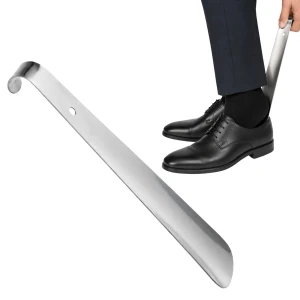 Łyżka do butów metalowa 42 cm stalowa mocna długa do zakładania obuwia