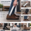 Łyżka do butów metalowa 30 cm stalowa mocna długa do zakładania obuwia