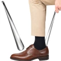 Łyżka do butów metalowa 45 cm stalowa mocna długa do zakładania obuwia