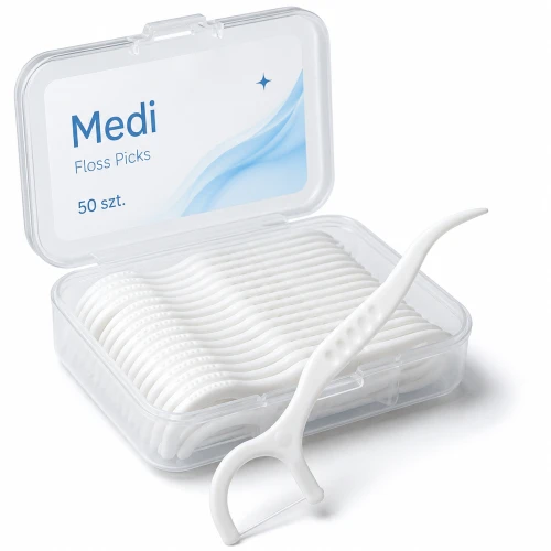 SW18119   tytuł  NIĆ DENTYSTYCZNA WYKAŁACZKI nicio wykałaczka dentystyczne 50 sztuk MEDI (2).png