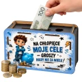 PREZENT NA DZIEŃ CHŁOPAKA  Skarbonka SUPER CHŁOPAK  UPOMINKI SZKOŁA