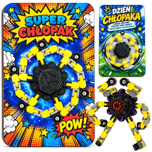 PREZENT na DZIEŃ CHŁOPAKA DO SZKOŁY szkolny FIDGET SPINNER przedszkole