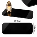 Podstawka pod Znicze na Grób Czarna Duża akryl 30x14 cm Antypoślizgowa