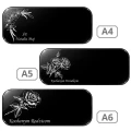 Podstawka pod Znicze na Grób 30x14 cm Czarna Grawer Napis Personalizowana