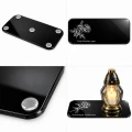 Podstawka pod Znicze na Grób 30x14 cm Czarna Grawer Napis Personalizowana