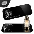 Podstawka pod Znicze na Grób 30x14 cm Czarna Grawer Napis Personalizowana