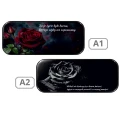 Podstawka Pod Znicze Na Grób 30x14 Czarna Personalizowana Napis UV