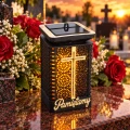 GRA-063-SMF-12LED   Znicz solarny na grób LED z krzyżem Pamiętamy lampion cmentarny (6).png
