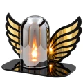 Znicz LED na Grób Skrzydła Anioła Statuetka Cmentarna Lampion