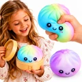 TĘCZOWY GNIOTEK Pieróg ZABAWKA SQUISHY DUMPLING Pierożek MYSTERY