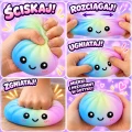 TĘCZOWY GNIOTEK Pieróg ZABAWKA SQUISHY DUMPLING Pierożek MYSTERY