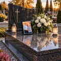 Zdjęcie NAGROBNE Na Pomnik Grób Tworzywo specjalistyczne podstawka akrylowa