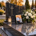 Zdjęcie NAGROBNE Na Pomnik Grób Tworzywo specjalistyczne podstawka akrylowa