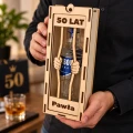 PREZENT na 18 20 30 40 50 60 70 Urodziny dla Faceta SKRZYNKA NA ALKOHOL
