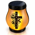 UV-178-W1   Znicz solarny LED na grób lampion z różą i krzyżem ciepłe światło PAMIĘTMY (12).png
