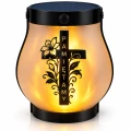 UV-178-W1   Znicz solarny LED na grób lampion z różą i krzyżem ciepłe światło PAMIĘTMY (15).png