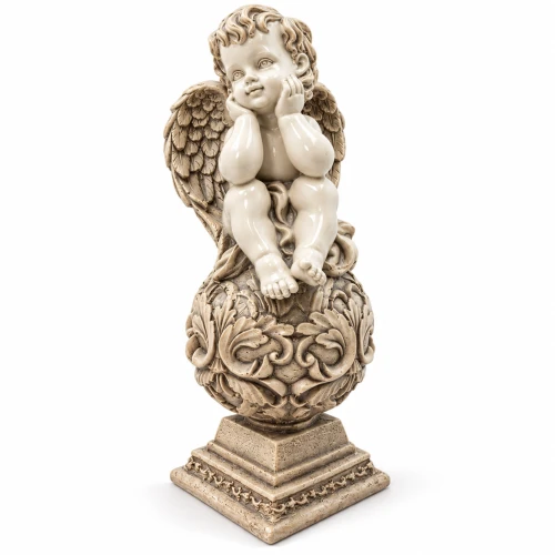 znicz DUŻY ANIOŁ figurka gipsowa Dekoracja na grób POSĄG OBELISK 42CM   (5).png