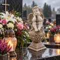 znicz DUŻY ANIOŁ figurka gipsowa Dekoracja na grób POSĄG OBELISK 42CM - 1   (6).png