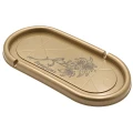 Podstawka pod Znicze Złota 32 cm Tacka na Pomnik Grawerowana Wzór do Wyboru